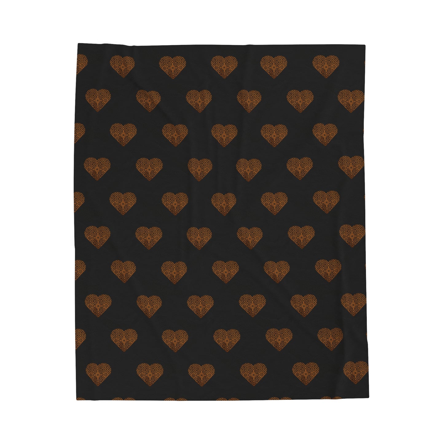 Cherokee Double Sun Heart, Velveteen Throw Blanket