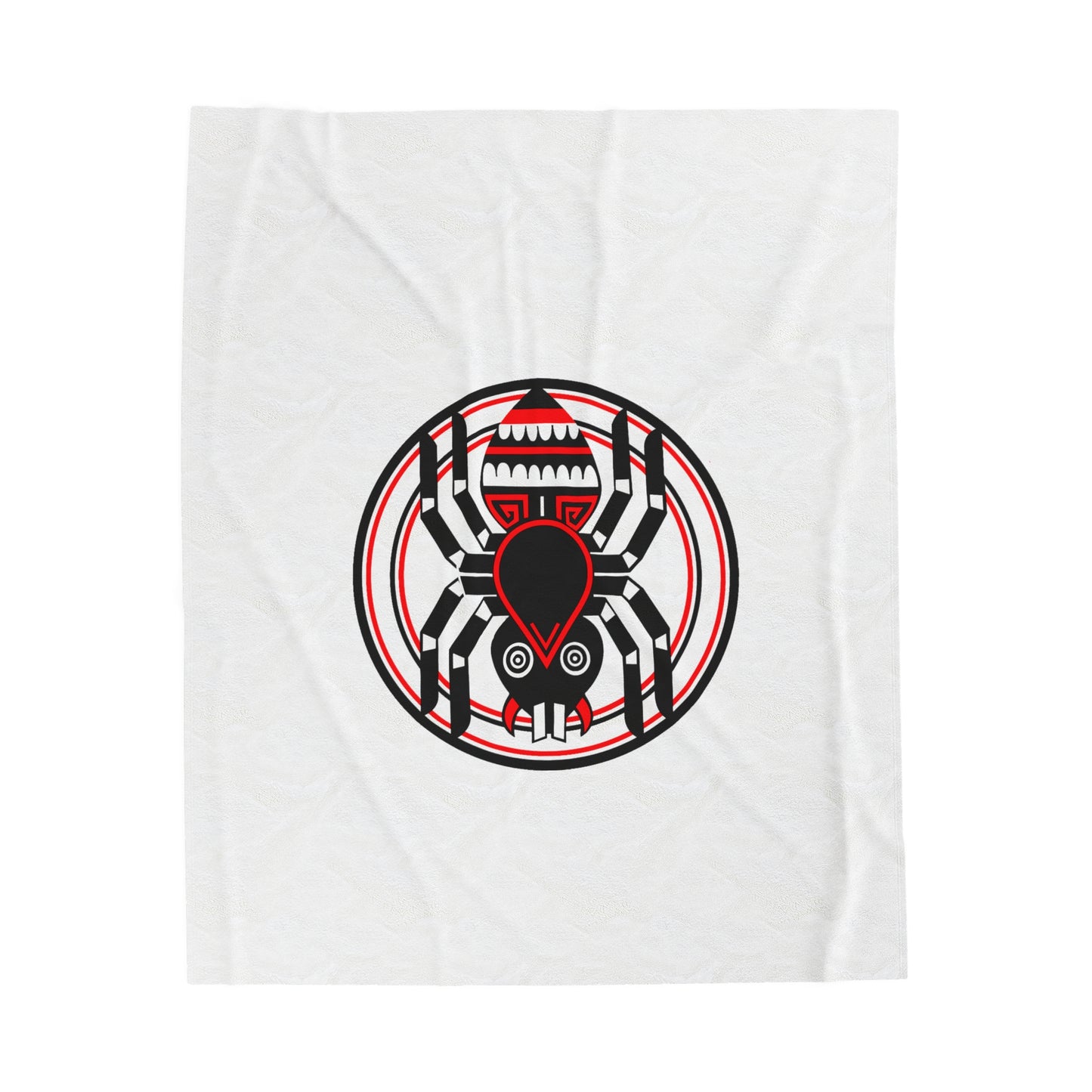 White WaterSpider Blanket Velveteen Plush Blanket