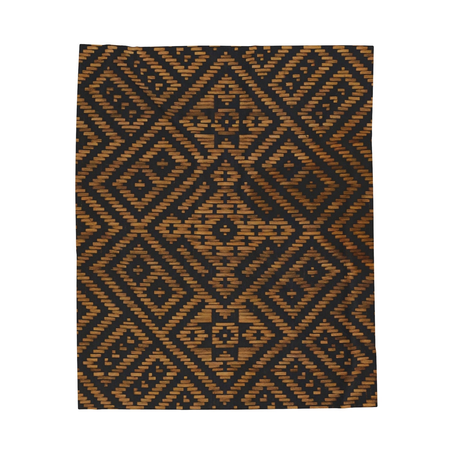 Velveteen Plush Blanket - Cherokee Double Sun Design